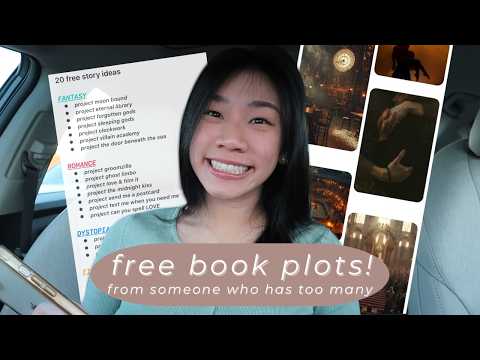 giving you 20 FREE plot ideas for your writing brainstorm ☁️✍️
