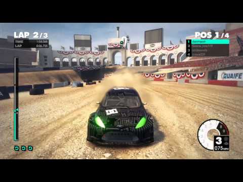 DIRT 3   Ralycross DANMEAH VS GAME BOY119 & ANDREWWHI idiot spins me out
