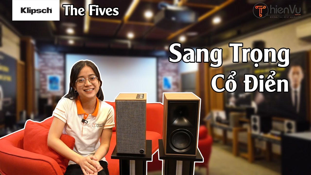 video Loa Nghe Nhạc Klipsch The Fives Chính Hãng 0
