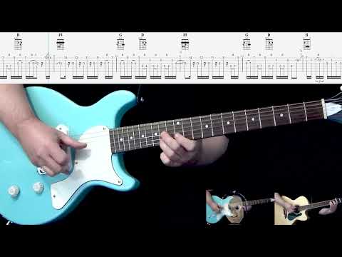Finish What Ya Started Van Halen Guitar Tab by Abraham Myers featuring Meredith Myers on drums.