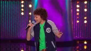 Joël sings &#39;Marry You&#39; by  Bruno Mars - The Voice Kids 2013 - The Blind Auditions