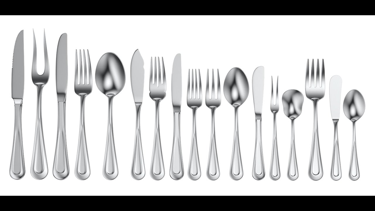 Talheres Cl&aacute;ssicos 17 Pe&ccedil;as COLE&Ccedil;&Atilde;O Modelo 3D