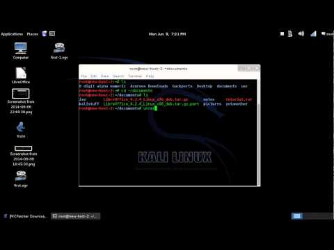 How to unpack rar file in linux