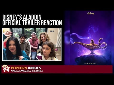 Disney's Aladdin Official Trailer #3 - Nadia Sawalha & The Popcorn Junkies Reaction