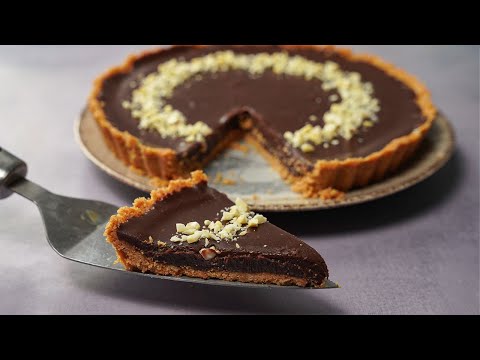 No Bake Chocolate Tart Recipe | Easy No Bake Dessert Recipe | Yummy