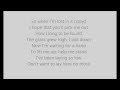 Bright Eyes - Nothing Gets Crossed Out (with Lyrics)