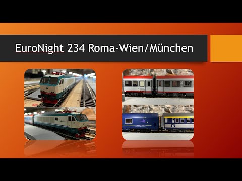 E402 Prototipo con EN 234 EuroNight 234 Roma - Wien/München