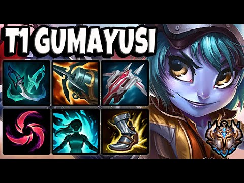 T1 Gumayusi TRISTANA ADC vs JINX - Patch 11.7 Korea Challenger ✅