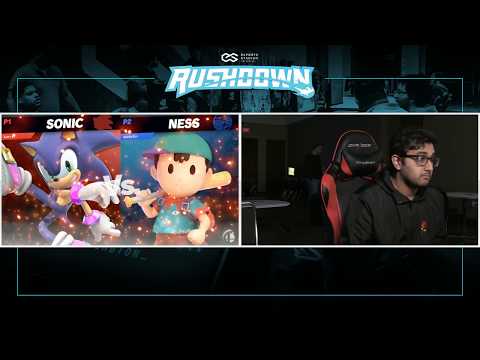 Rushdown 13 - Awestin (Ness) vs Kurry (Sonic) Winners Semifinals - SSBU