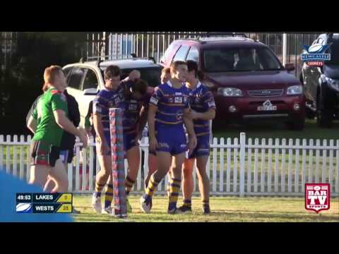 2017 Newcastle RL Round 11 1st Grade Highlights - Lakes United v Western Suburbs Rosellas