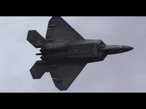 F-22 Raptor Demo practice from 10/22/21 over Langley AFB