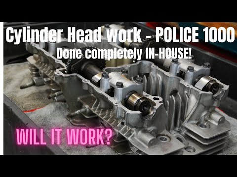 Kawasaki POLICE 1000 full cyl head svc IN-HOUSE! Will it work? Is it scrap?