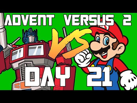 Advent Versus Day 21: Transformers VS Super Mario