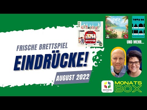 Monatsbox - Brettspielbox - August 2022