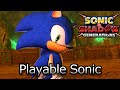 Playable Sonic In Sonic X Shadow Generations