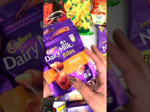 Opening Cadbury Dairy Milk Almond Bites | Almond Chocolate Review #shorts
