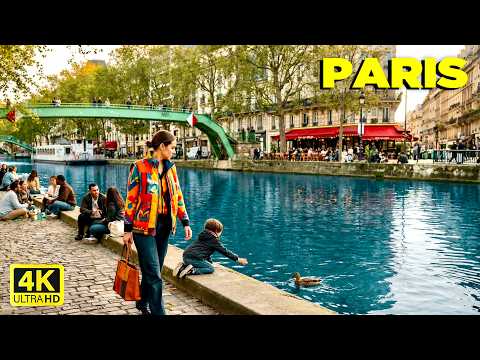 🇫🇷 12 Feb 2026 Paris Walk 4K HDR ☀️ Canal Saint-Martin to Montmartre 🌊