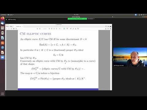Simultaneous reductions of CM elliptic curves by Philippe Michel