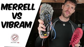 Minimal running shoe review - Vibram Fivefingers vs Merrell Vapor Glove Review Comparison