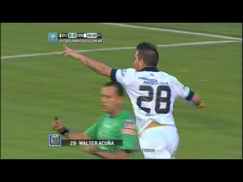 Gol de Acuña. Defensa 0 - Central 1. Fecha 5. Torneo Primera División 2014. FPT.