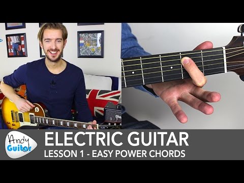 Electric Guitar Lesson 1 - Rock Guitar Lessons for Beginners