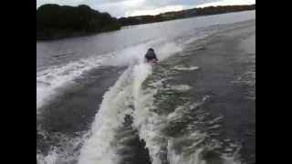 preview picture of video 'Bodyboarding Behind a Boat'