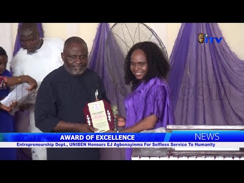 UNIBEN Honours EJ for Selfless Service