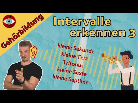 GEHÖRBILDUNG - INTERVALLE 3! Kleine Intervalle und der Tritonus!