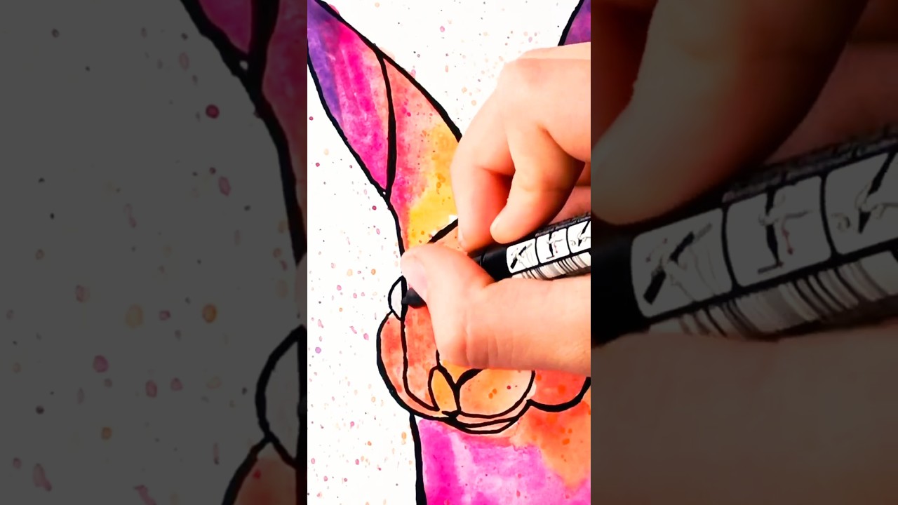 Art Bunny 🐇 How to Paint in Watercolors