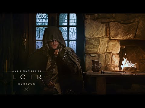 Strider – Rest by the Fire at the Prancing Pony | LOTR Fantasy Ambient Music