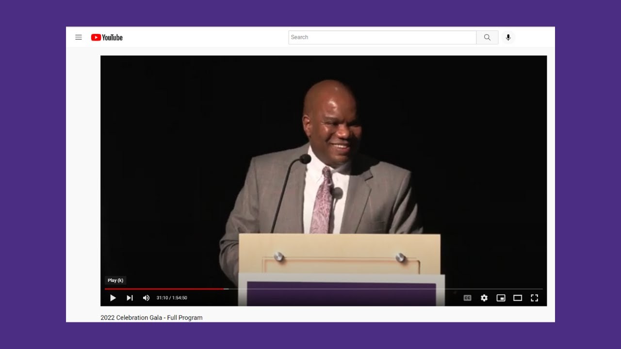 2022 Celebration Gala - Full Program