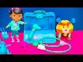 DOC MCSTUFFINS Junior Doc McStuffins Pet Vet Make Me Better Playset Squibbles Video Toy Revie