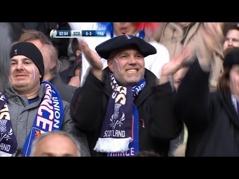 Maxime Machenaud 1st Penalty-  Scotland v France 8th March 2014