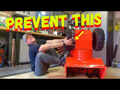 HOW TO LUBE DRIVE AXLES ON AN ARIENS DELUXE 24 (Never Seize Again!)