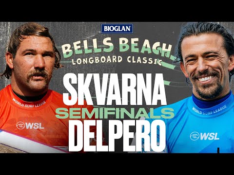Kevin Skvarna vs. Edouard Delpero | Bioglan Bells Beach Longboard Classic - Semifinals