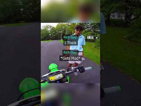 Biker Vs Rich Guy 🤯 Credit @TommyMx