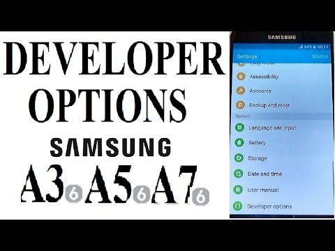 How to Enable Developer Options on Samsung Galaxy A3, A5, A7 (2016, 2017)