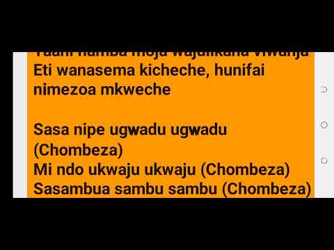gigy money ft lavalava chombeza lyrics video