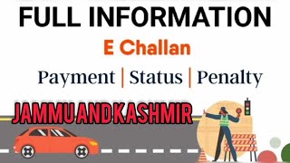 How to Pay Online challan in Jammu and Kashmir || Virtual court e challan #jk #jammu