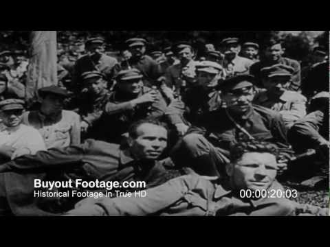 HD Stock Footage WWII German Invasion of Russia | Our Russian Front Reel 3