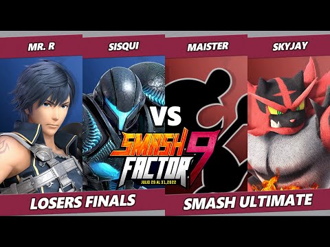 Smash Factor 9 Losers Finals - Maister & Skyjay Vs. Mr. R & sisqui - SSBU Ultimate Tournament