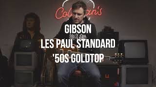 Video thumbnail for GIBSON Les Paul Standard 50s Goldtop by Coleman's Music