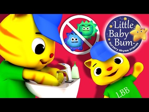 Wash Your Hands | Nursery Rhymes for Babies by LittleBabyBum - ABCs and 123s