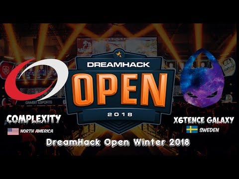 LIVE: CompLexity vs x6tence Galaxy - DreamHack Open - Winter 2018