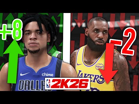 3RD Roster Update NBA 2K26 *Lebron's Lowest Rating Ever*