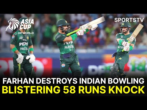 Sahibzada Farhan’s Blistering Knock | India vs Pakistan | Match 14 | DP World Asia Cup 2025 | ZF1U