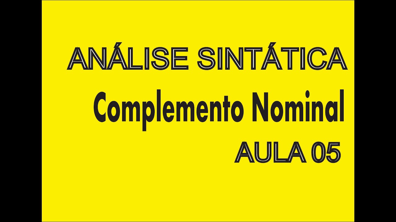 Complemento Nominal