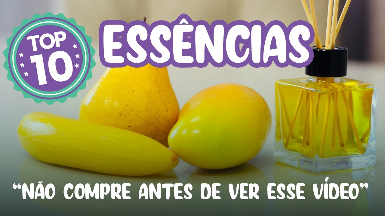 Top 10 essências mais vendidas aqui no Império das Essências