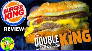 Download lagu Burger King® | Double Quarter Pound King™ | Food Review! 🍔👑 mp3