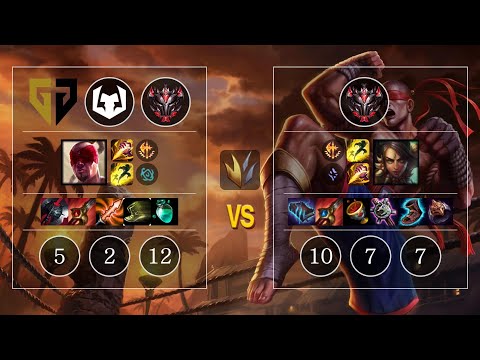 GEN Nyx Lee Sin vs Nidalee Jungle - KR GrandMaster Patch 10.11